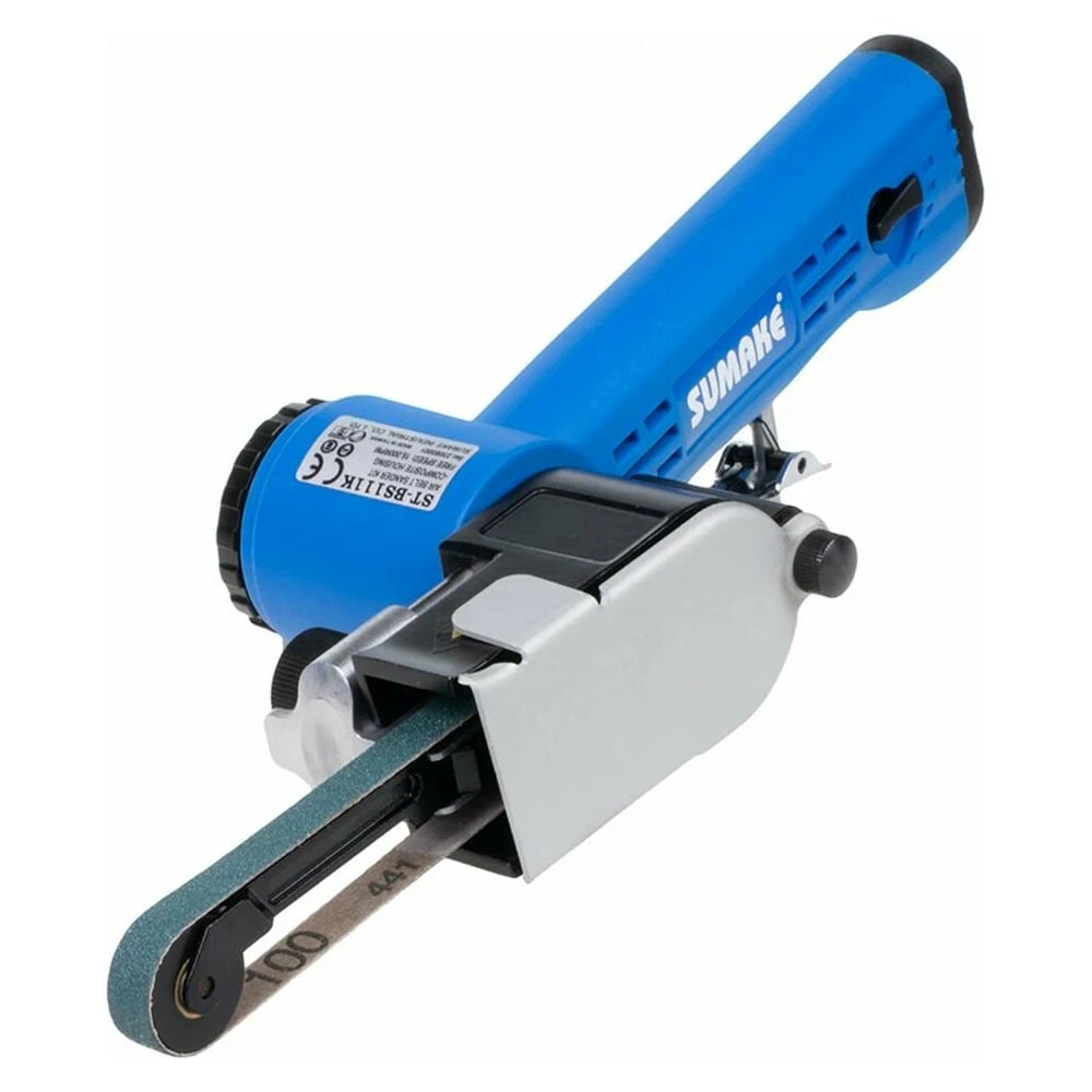 Изображение товара Пневматическая ленточная шлифовальная машина SUMAKE ST-BS111K с 5 натяжными шкивами