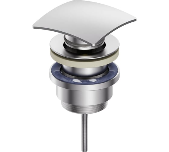 Изображение товара Клапан донный для раковины Wonzon Woghand, брашированный никель WW-88SS13-BN