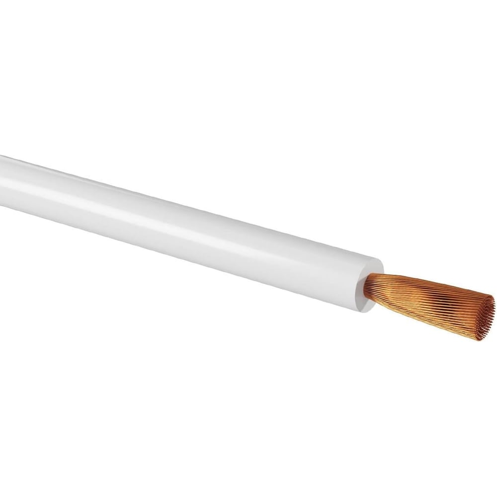 Изображение товара Монтажный провод АО ЗАВОД ЧУВАШКАБЕЛЬ НВ 1х0.35, 30м, ГОСТ, белый