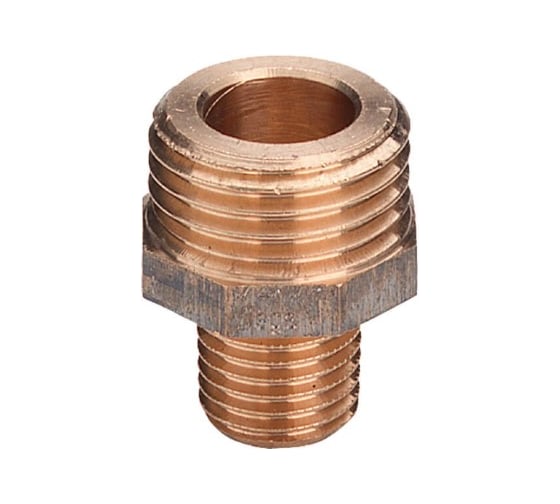 Изображение товара Ниппель переходной Viega укороченный плоск. бронза 1/2-3/8 мод.3247 458805