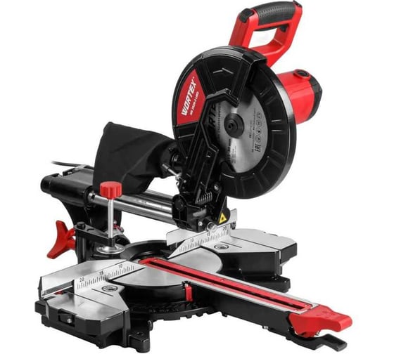 Изображение товара Торцовочная пила WORTEX MS 2520-3 LMO в кор. 2000Вт, 255мм, глуб. до 90мм, шир. до 340мм, лазер ЦЗ-1212491280