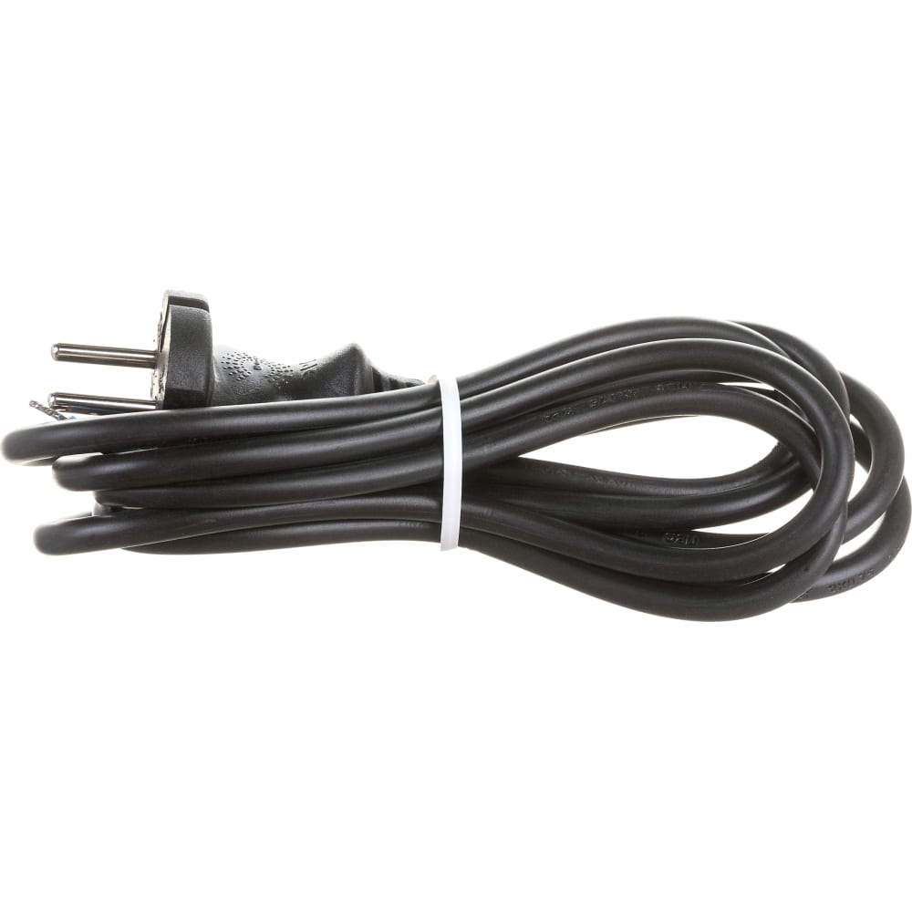 Сетевой шнур ЭРА, цвет черный Б0048683 UX-2x0,75-2m-B - фото 1
