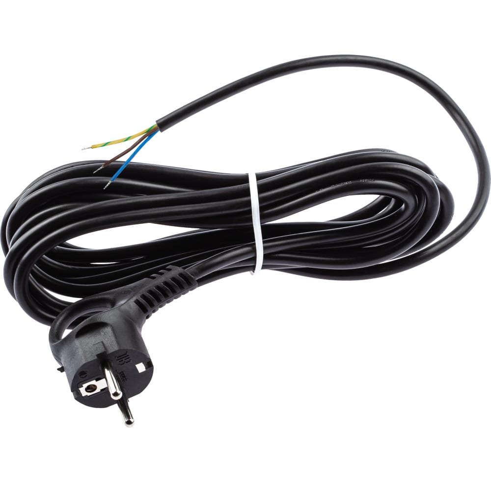Сетевой шнур ЭРА, цвет черный Б0048695 UX3x0,755mB - фото 1