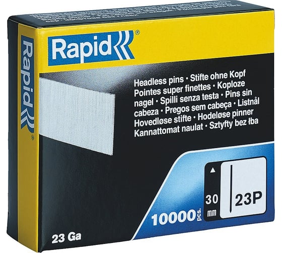 Изображение товара Закаленные супертвердые гвозди Rapid тип 23Р, 30 мм, 10000 шт. 5001361