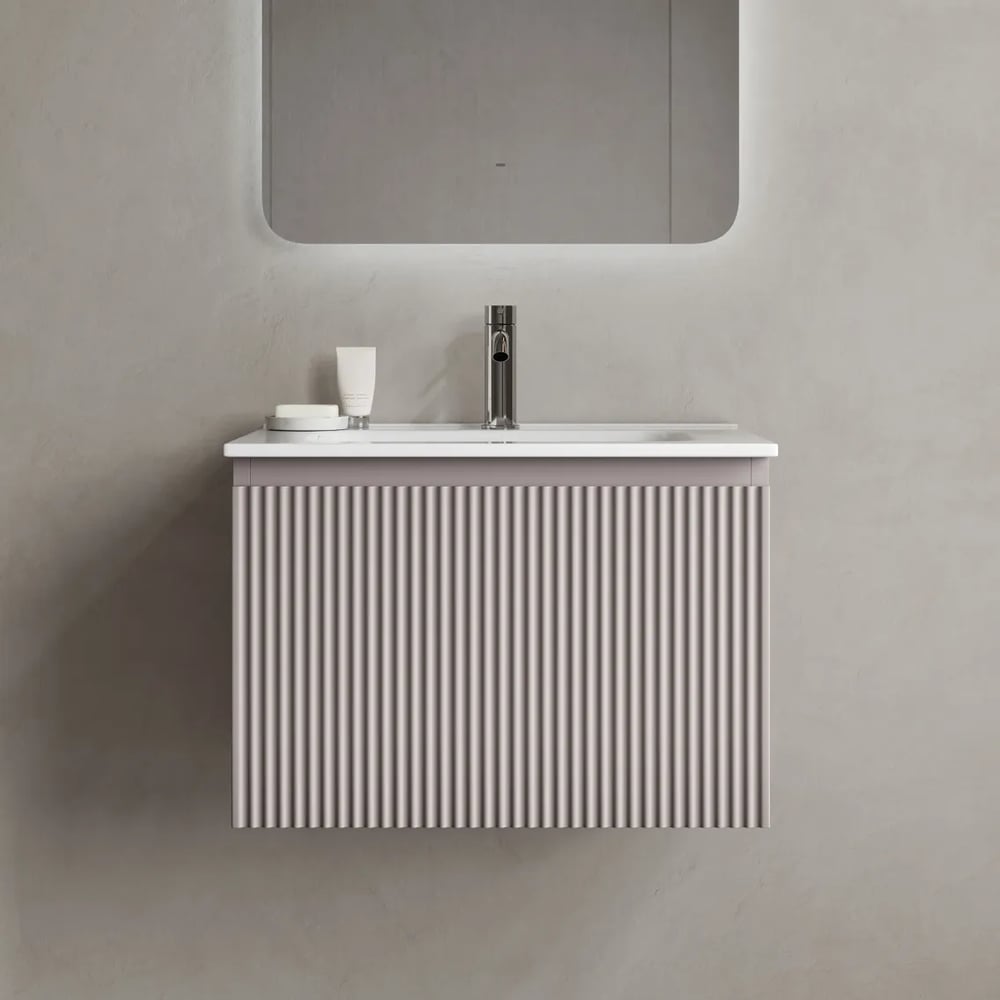 Изображение товара Подвесная тумба Sancos Snob R 1.0 590x445x406 мм с ящиком серый