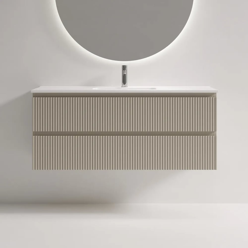 Изображение товара Подвесная тумба Sancos Snob R 1195×390×500 мм с ящиками бежевый