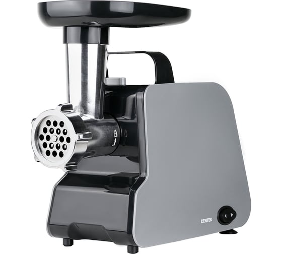 Изображение товара Мясорубка Centek, 2000 Bт, 2 кг/мин, реверс, 2в1 мясорубка/овощерезка, 2 диска, 5 насадок CT-1627