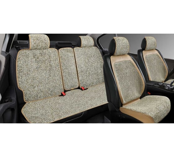 Изображение товара Накидки PSV Dream (Бежевый), комплект на весь салон, велюр 139174