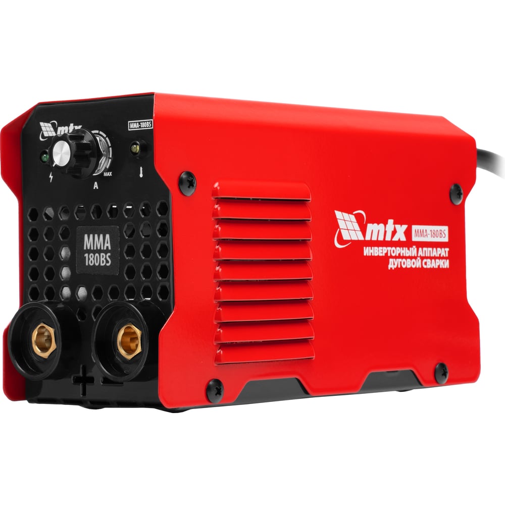 Изображение товара Инвертор для дуговой сварки MTX MMA-180BS 180 А профессиональный