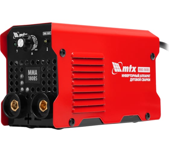Изображение товара Инверторный аппарат дуговой сварки MTX MMA-180BS, 180 А, ПВ 60пр 94397