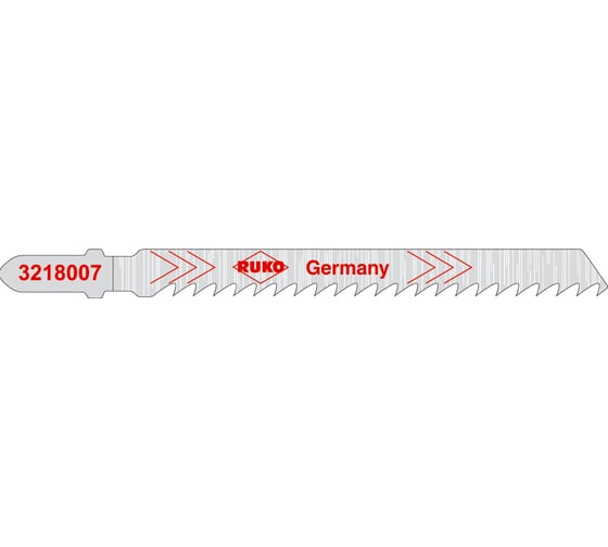 Изображение товара Пилка для электролобзика RUKO T101D (из 5 шт) 3218007