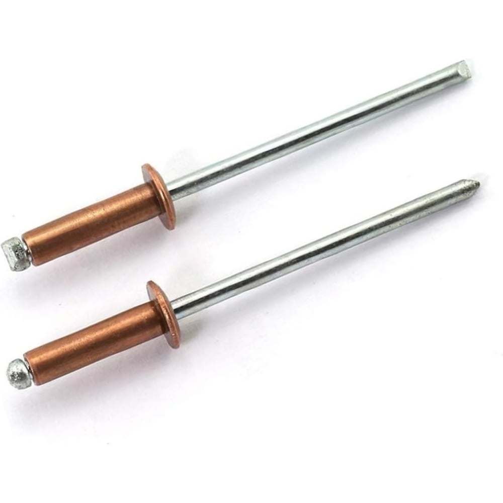 Изображение товара Заклепка вытяжная Edelfix Медь Сталь 3.0x11 20 шт надежный крепеж