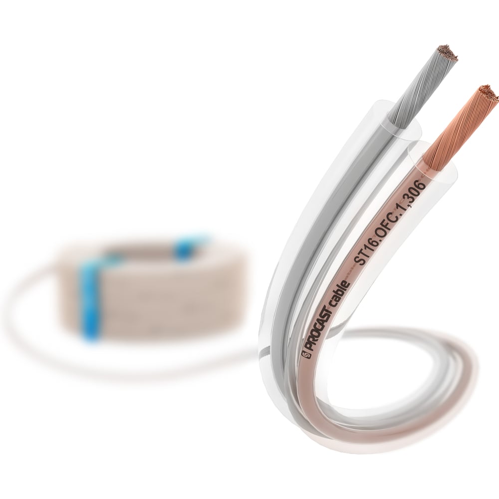 Изображение товара Акустический Hi-Fi кабель PROCAST Cable ST 16.OFC 50 м для аудиосистем