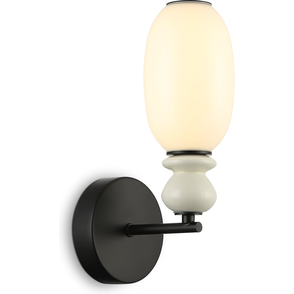 Изображение товара Настенный светодиодный светильник AMBRELLA LIGHT 6W 3000K черный белый стиль модерн