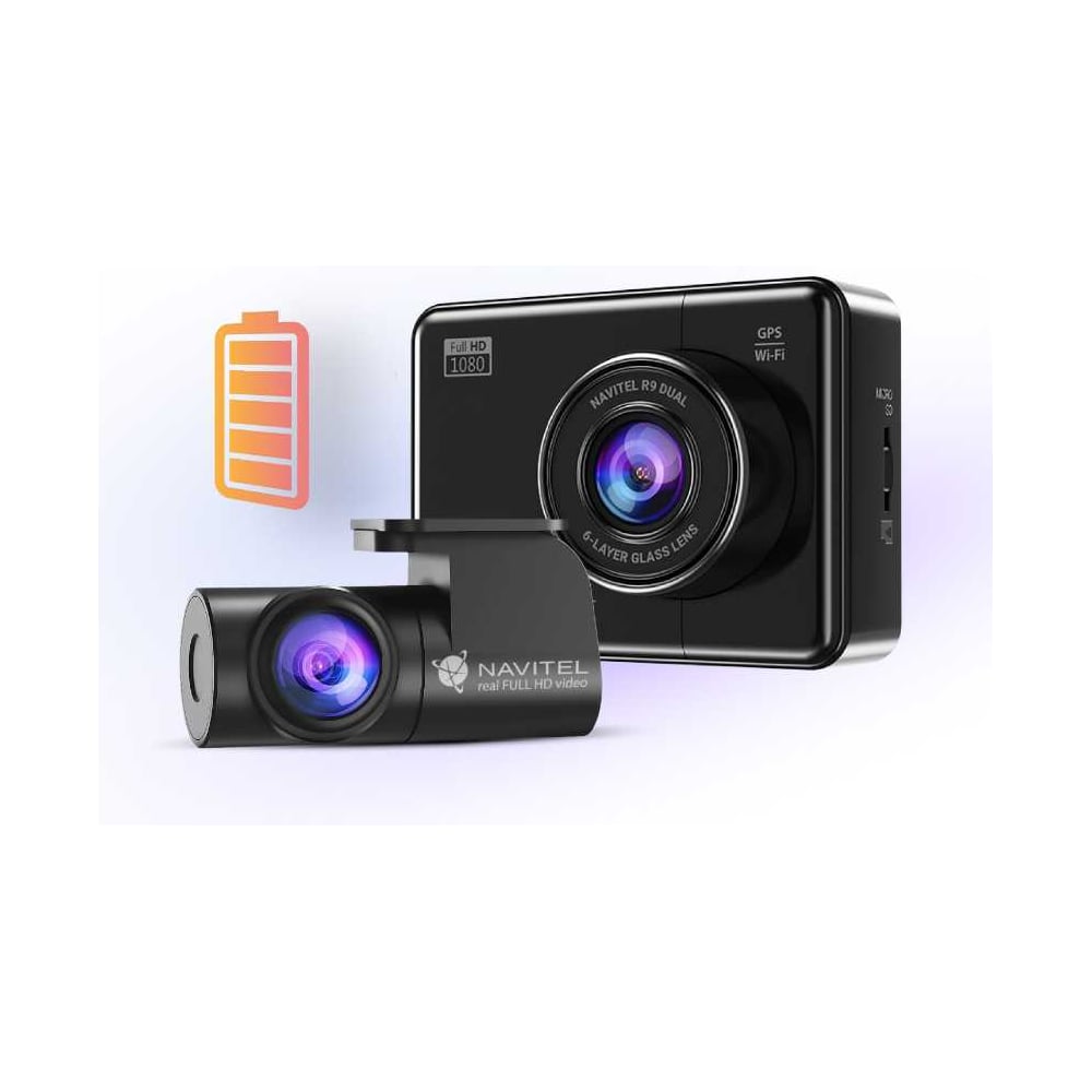 Изображение товара Автомобильный видеорегистратор NAVITEL R9 DUAL с задней камерой GPS и Wi-Fi