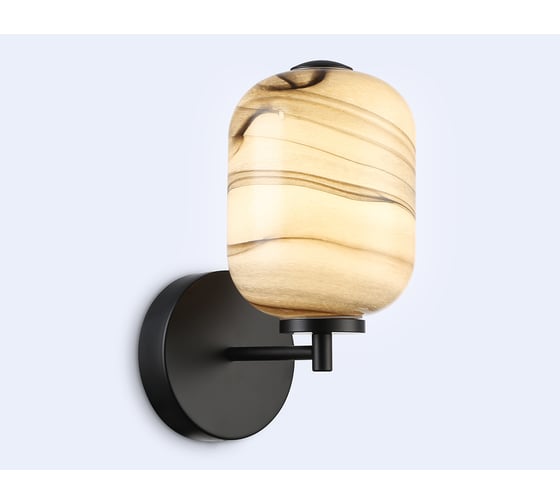 Изображение товара Светильник светодиодный настенный AMBRELLA LIGHT BK MG черный мраморно-серый 8W 3000K LH11039