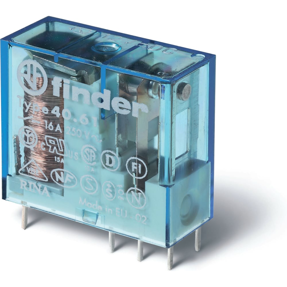 Изображение товара Универсальное электромеханическое реле Finder миниатюрное 406182304000