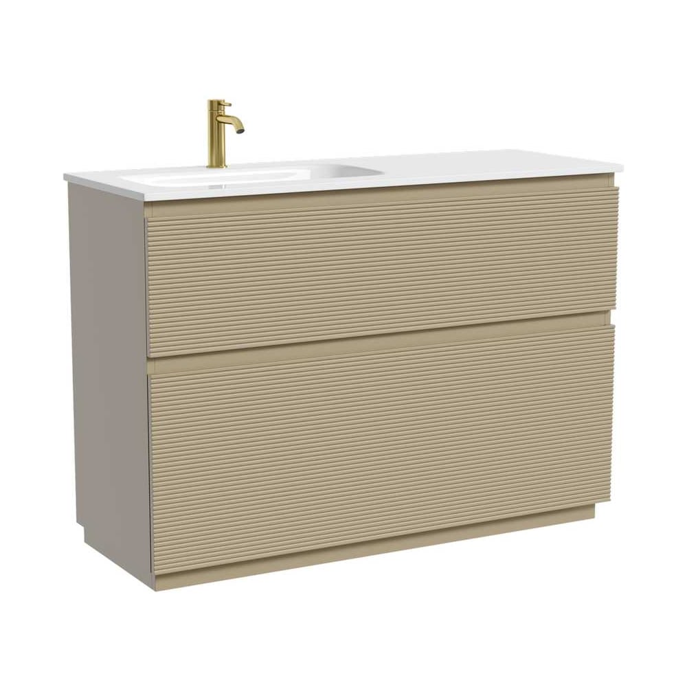 Изображение товара Напольная тумба SANCOS Folk Floor Левая капучино с двумя ящиками