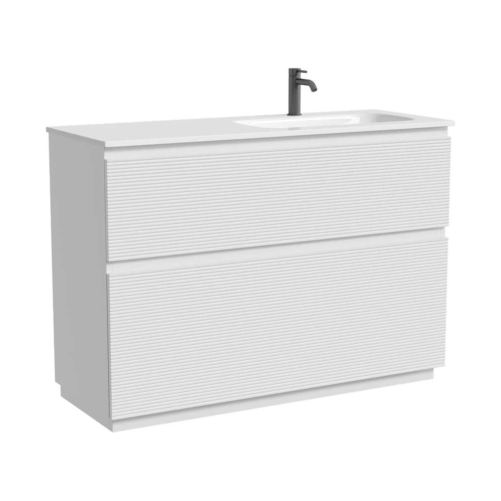 Изображение товара Тумба напольная SANCOS Folk Floor правая 1190х445х850, c двумя ящиками оснащенными доводчиками, Bianco, арт. FL120FRW