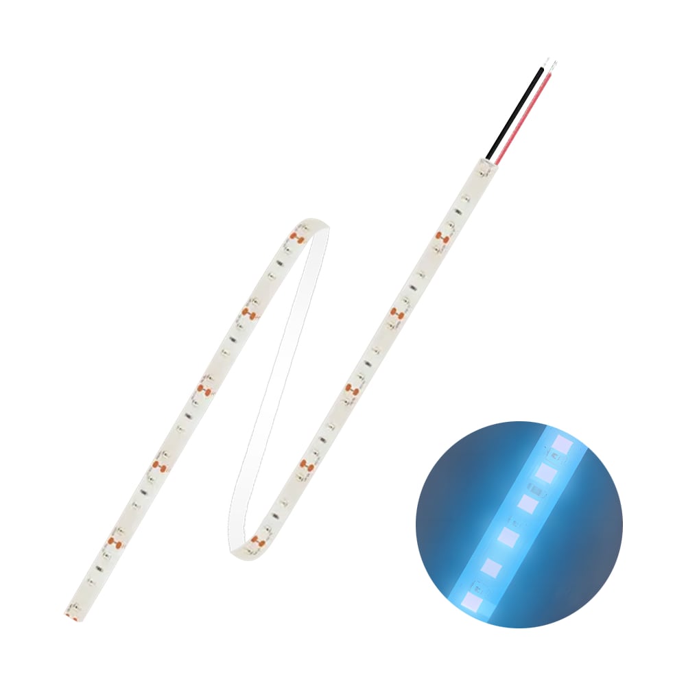 Светодиодная лента FL-LED FL-Strip 2835-S120-B 24W/m BLUE DC-24V IP20 10х5000мм 613813