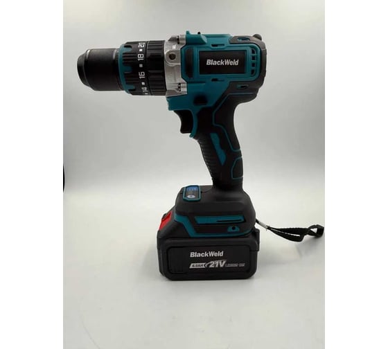 Изображение товара Дрель-шуруповерт BlackWeld ударная бесщеточная аккумуляторная DZ16-6B 6.0Ah 150160