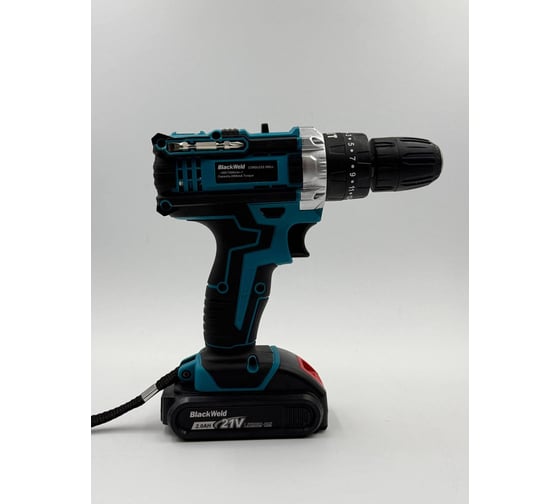 Изображение товара Дрель-шуруповерт BlackWeld аккумуляторная DZ04-2B 21V 2.0Ah 150154