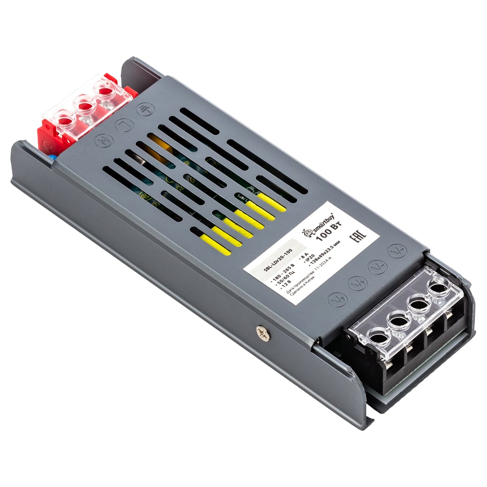 Изображение товара Драйвер для светодиодных лент SMARTBUY PRO IP20 100Вт 12В