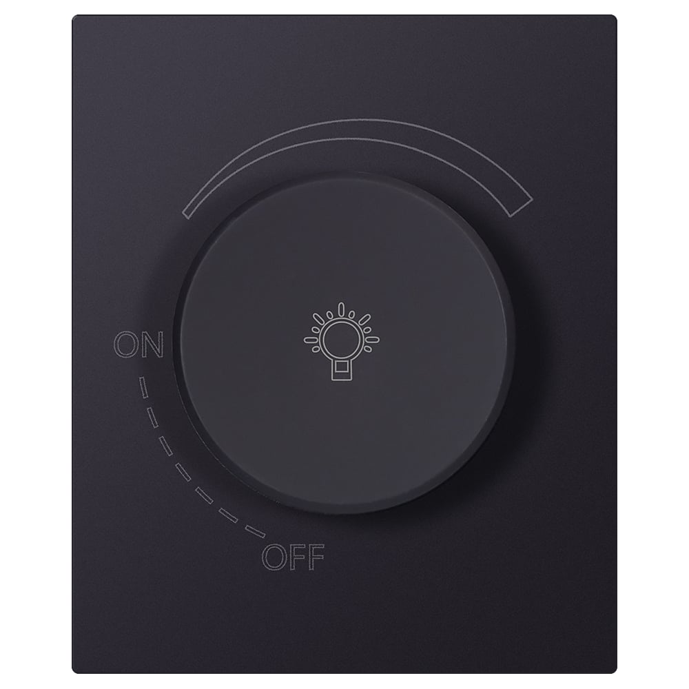 Изображение товара Светорегулятор SMARTBUY Альтаир 1200Вт модульный черный акрил