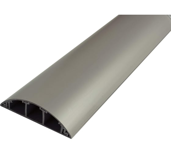 Изображение товара Напольный кабель-канал Урал ПАК «Стандарт» серый платинум, 70х16мм, 2м КК-7137016-042