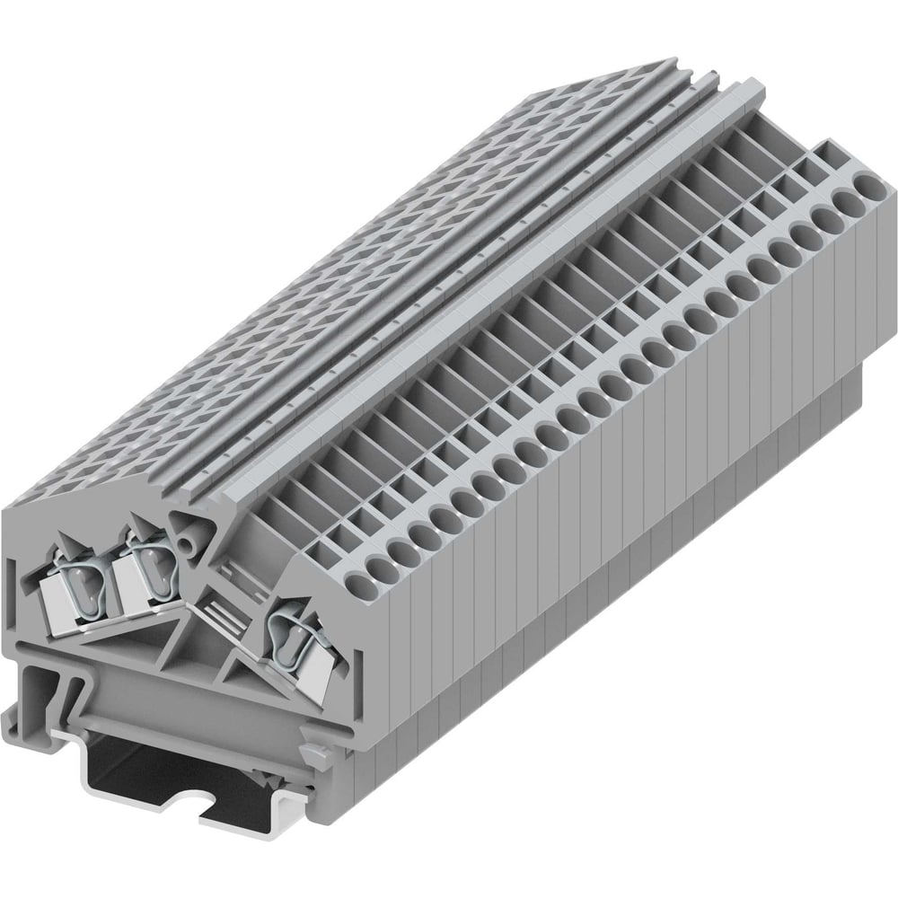 Изображение товара Клемма угловая SUPU ТА 1-2 с пружинным зажимом для проводов до 2.5 мм²