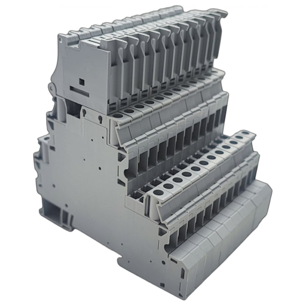 Изображение товара Клемма SUPU TU 2-уровневая с предохранителем для проводов 4 мм2
