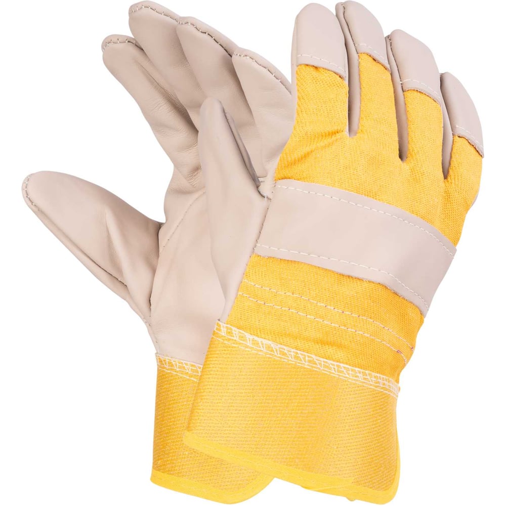 Изображение товара Кожаные комбинированные перчатки FORT 1203 Юкон для механического труда