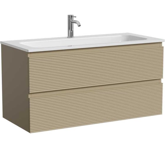 Изображение товара Тумба подвесная SANCOS Folk 995х445х500, c двумя ящиками оснащенными доводчиками, Капучино, арт. FL100CP