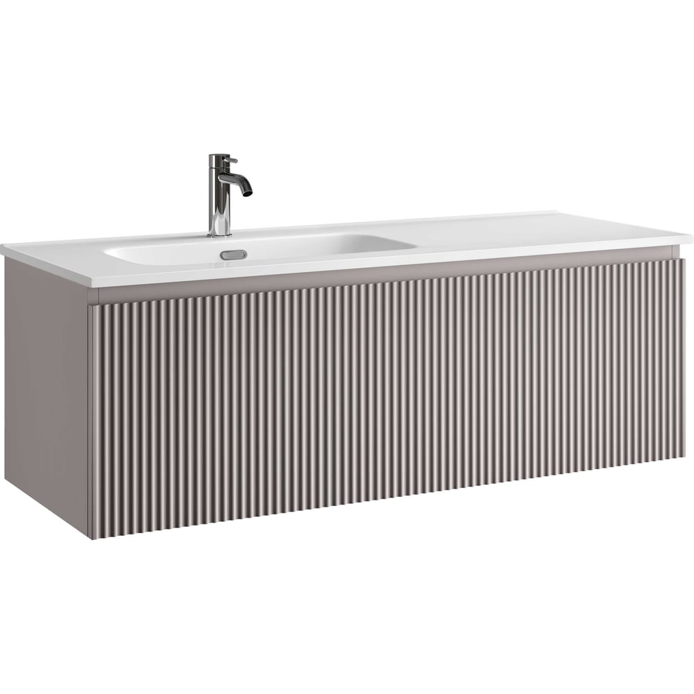 Тумба подвесная SANCOS Snob R 1.0 1195х445х406, c одним ящиком оснащенным доводчиками, Doha Soft, арт. SNR1.0120LSM