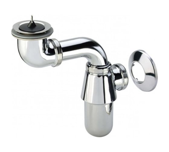 Изображение товара Сифон металлический Viega с выпуском ф32 УНИВ. угловой мод.5753.09 148355