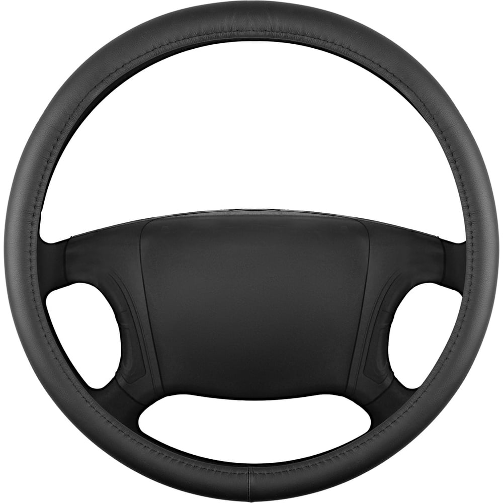 Изображение товара Оплетка SKYWAY из натуральной кожи 4XL черная для руля 48-50 см