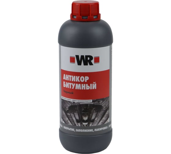 Изображение товара Антикор для днища Wurth битумный чёрный WR, 1000 мл, арт. 1892072000092 1