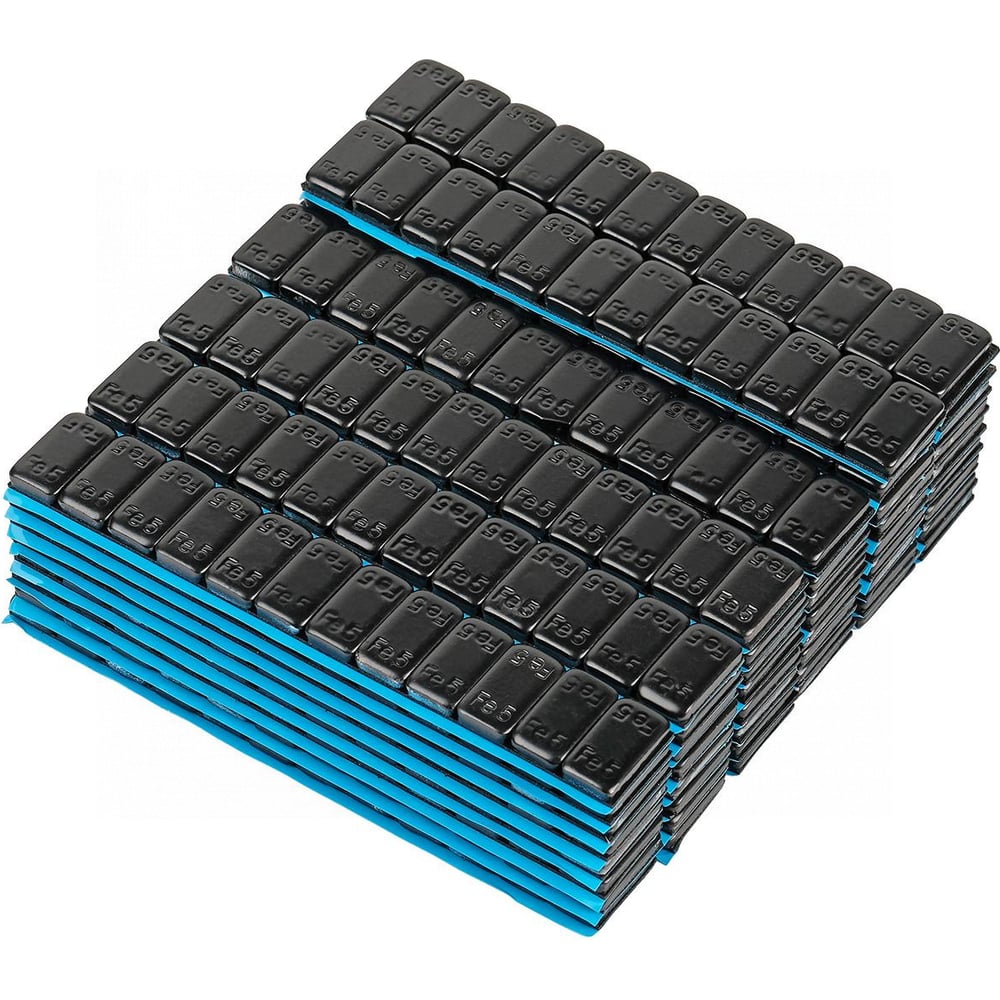 Изображение товара Набор самоклеящихся грузиков NORDBERG для балансировки колес 50 шт