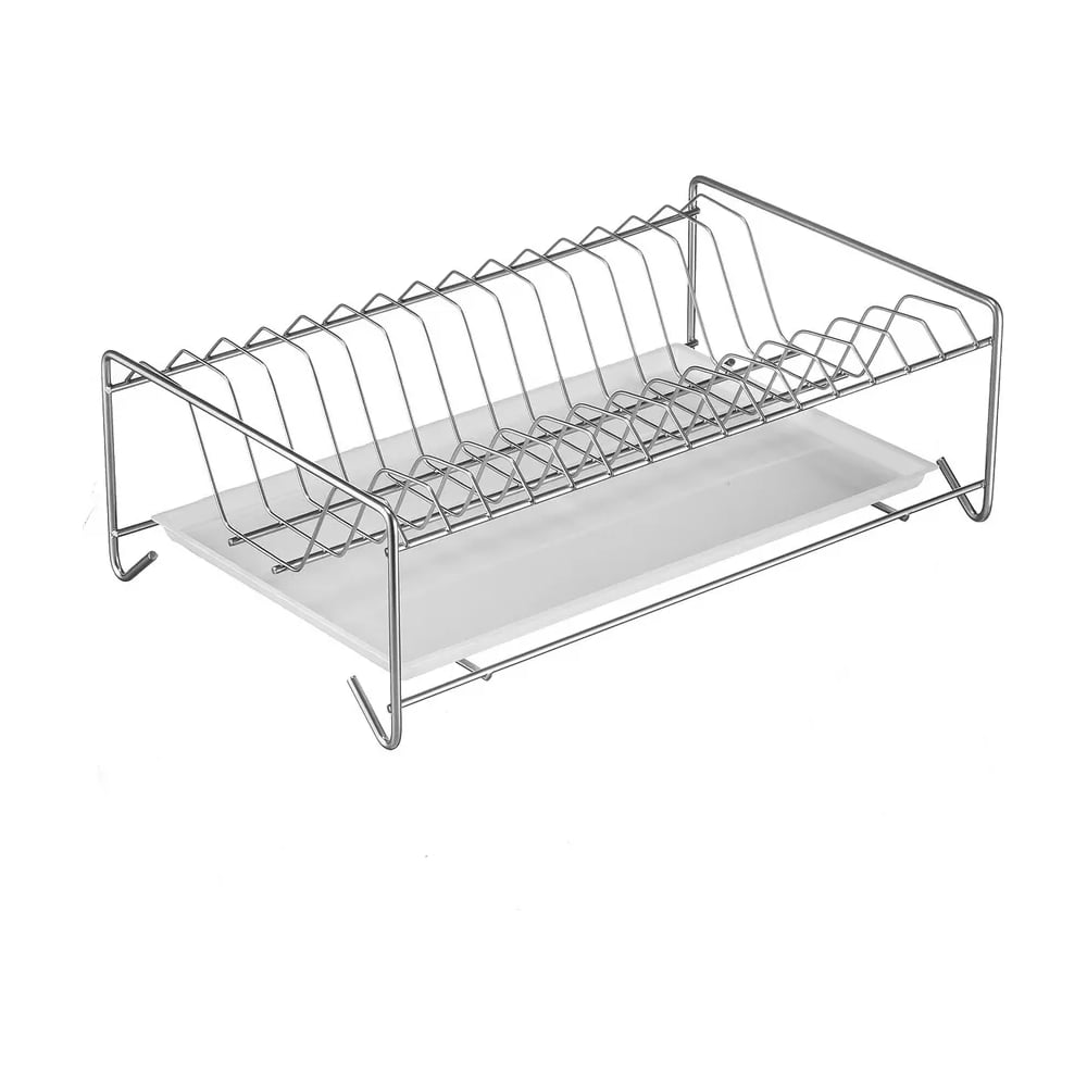 Изображение товара Настольная сушилка для посуды GTV с поддоном хром 400x250x130 мм