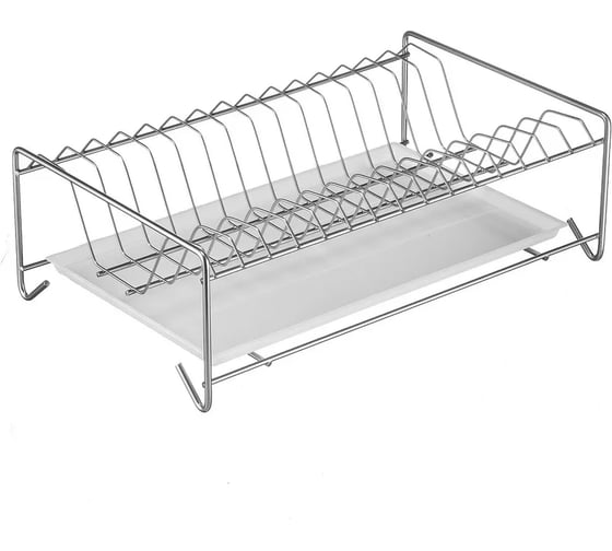 Изображение товара Сушилка для посуды GTV настольная малая 400*250*130, с поддоном, хром 26414