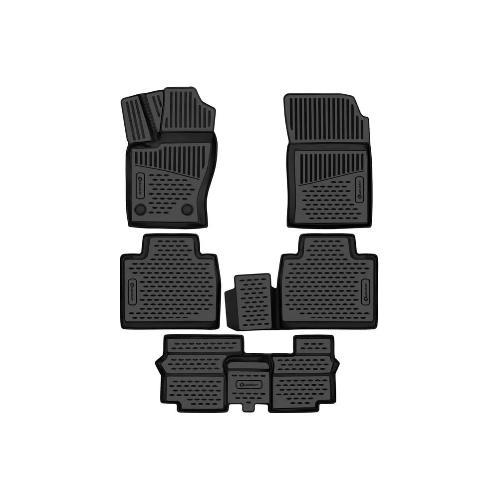 Изображение товара Коврики 3D в салон для Haval H9 2024 5 шт полиуретан защита пола