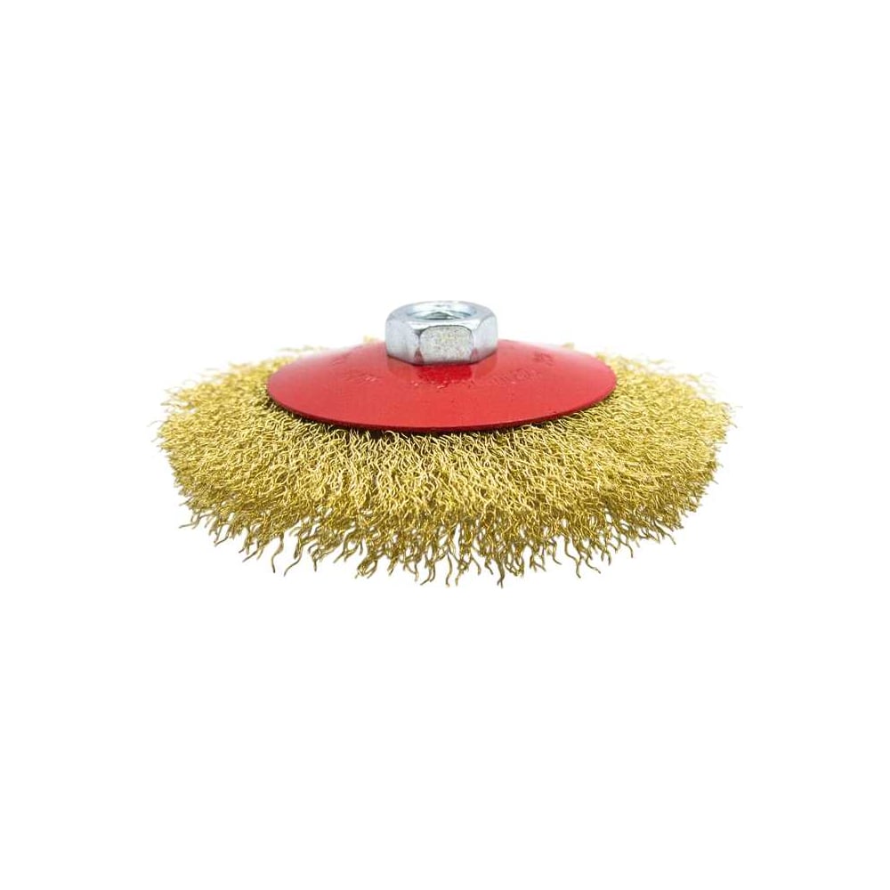 Изображение товара Щетка металлическая СИЛАЧ 125мм М14 волнистая для металла и камня