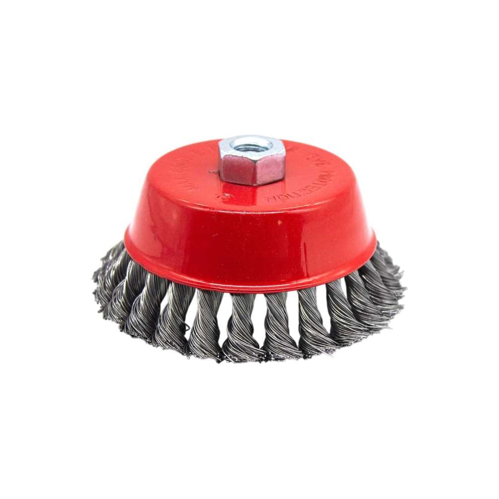 Изображение товара Щетка металлическая для УШМ 125мм М14 чашка крутящаяся СИЛАЧ