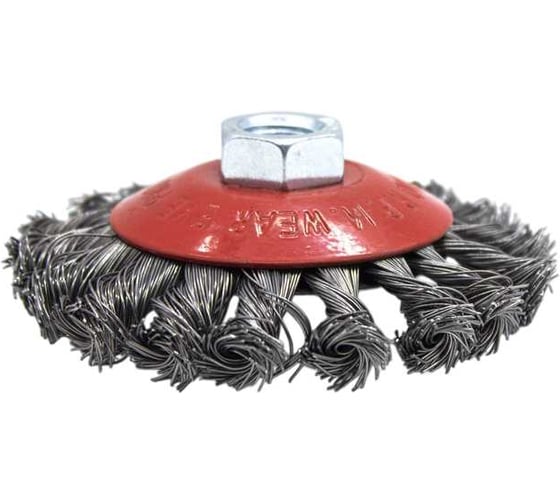 Изображение товара Щетка металлическая СИЛАЧ для УШМ 100мм/М14, тарелка, крученая 025166