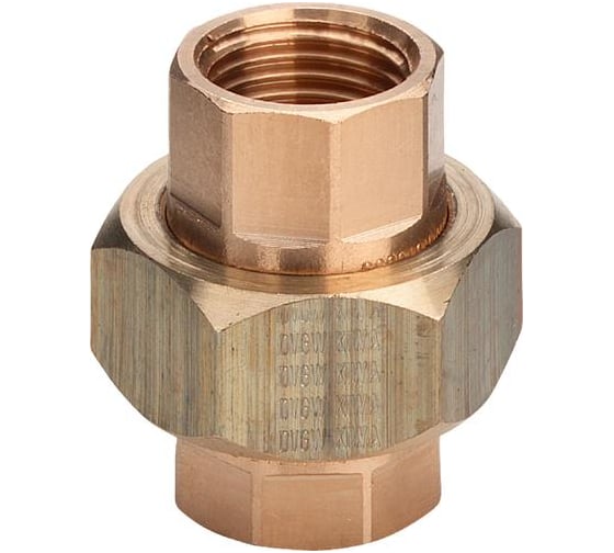 Изображение товара Муфта американка Viega прямая, бронза, 2 г/г (плоск.) 271077
