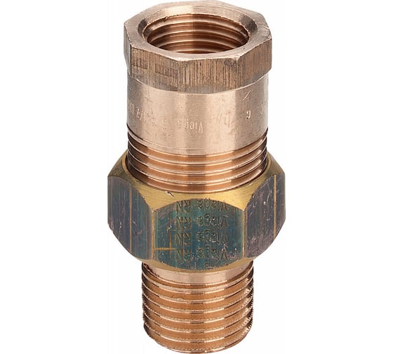 Изображение товара Муфта американка Viega прямая, бронза, 2 г/ш 447052