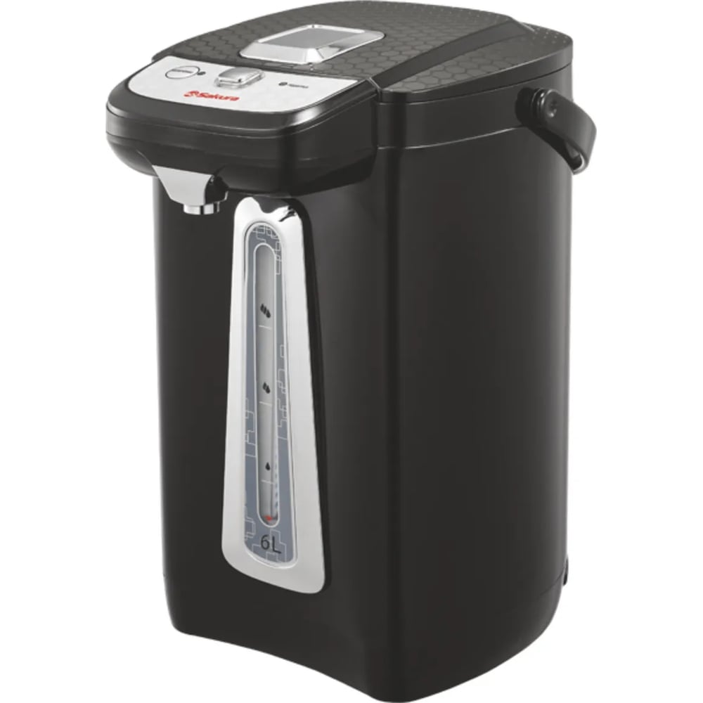 Изображение товара Термопот Sakura SA-1346BS 6л черный металлический автоматический