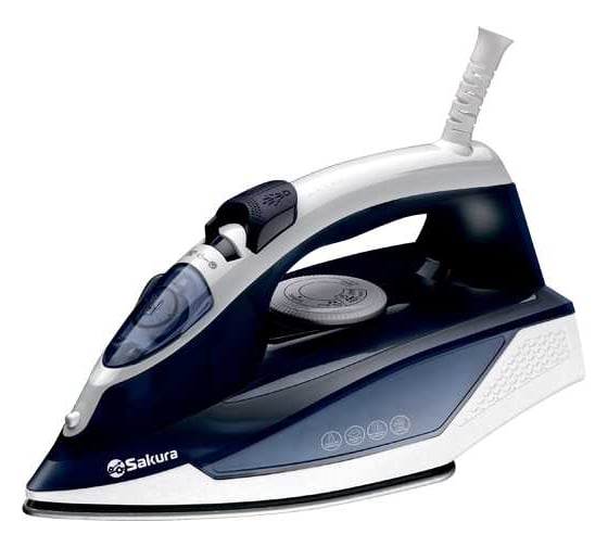 Изображение товара Утюг электро SAKURA SA-3074CBL 230мл 2200 Вт керам самоочист УТ000001980
