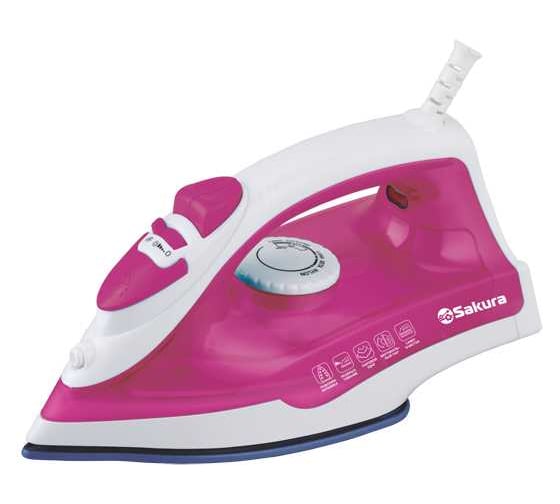 Изображение товара Утюг электро SAKURA SA-3062CP 1800Вт керам.подошва пар.увлажнение самоочист РТ-00063956