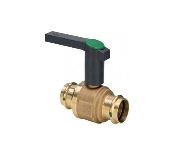 Изображение товара Медный пресс кран шаровой Viega из бронзы, ф15 (16бар-pn16) 475857